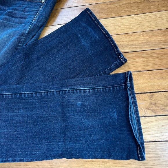 American eagle distressed y2k super stretch slim boot jeans 4 regular - Picture 2 of 9